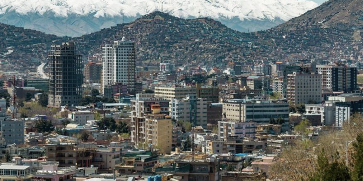 Kabul, the capital city of Afghanistan. Photo taken by a Rio student during the evacuation who asked to remain anonymous.